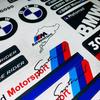 For BMW M Performance Decorative Car Stickers BMW Car Interior Modification Waterproof Locomotive Fuel Tank Reflective Stickers