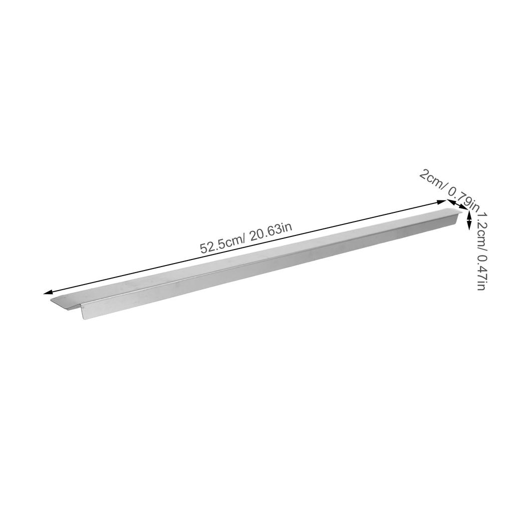 52.5cm Stainless Steel Buffet Table Divider Bar Heavy Duty Commercial Kitchen Display Divider Bar for Steam Tables Refrigeration