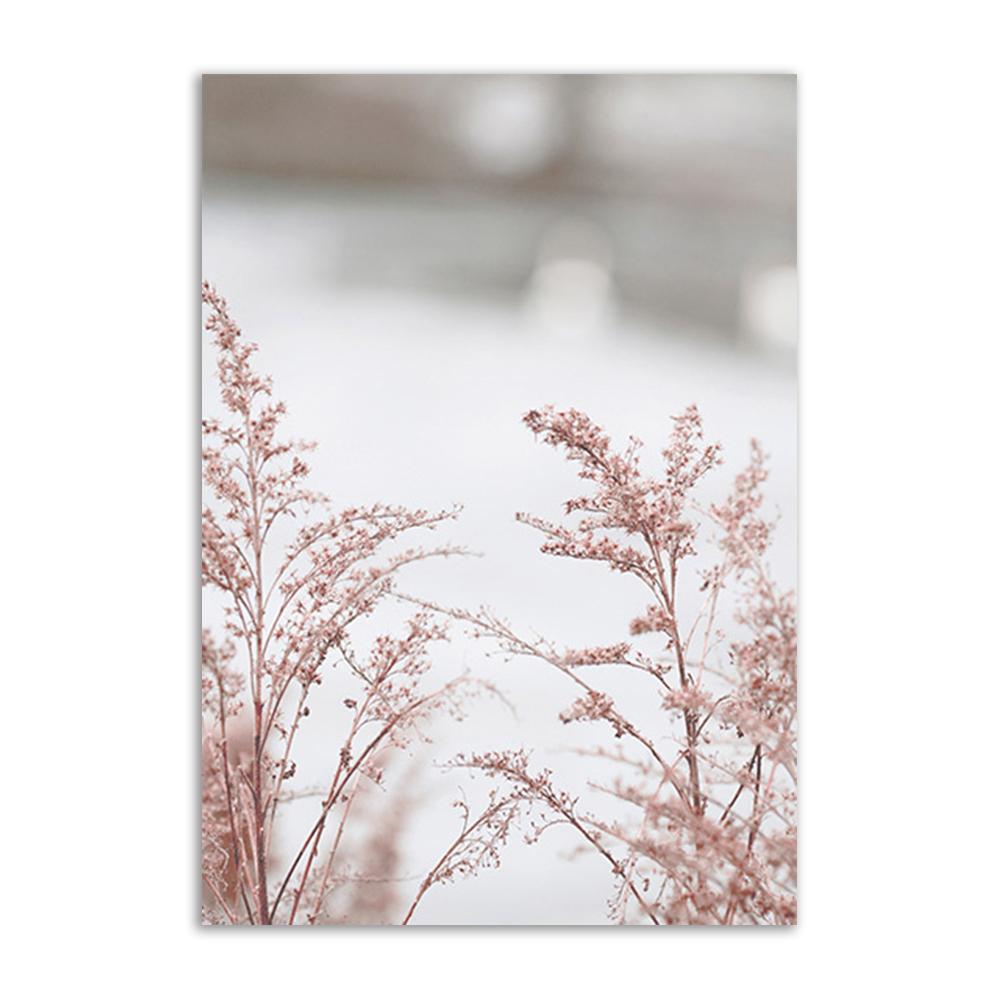 Pink Seascape Wall Art Canvas Painting Sunshine Beach Wall Poster Print Starfish Palm Tree Prints Nordic Wall Picture Home Decor