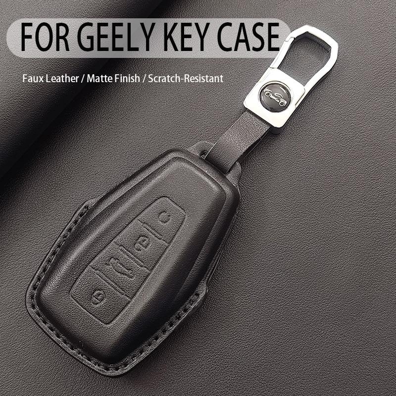 Car Key Case Cover Fob For Geely Atlas Boyue Nl3 Coolray X6 X7 Ex7 Emgrand Kulrey Gt Gc9 Keyless Keychain Durable Luxury
