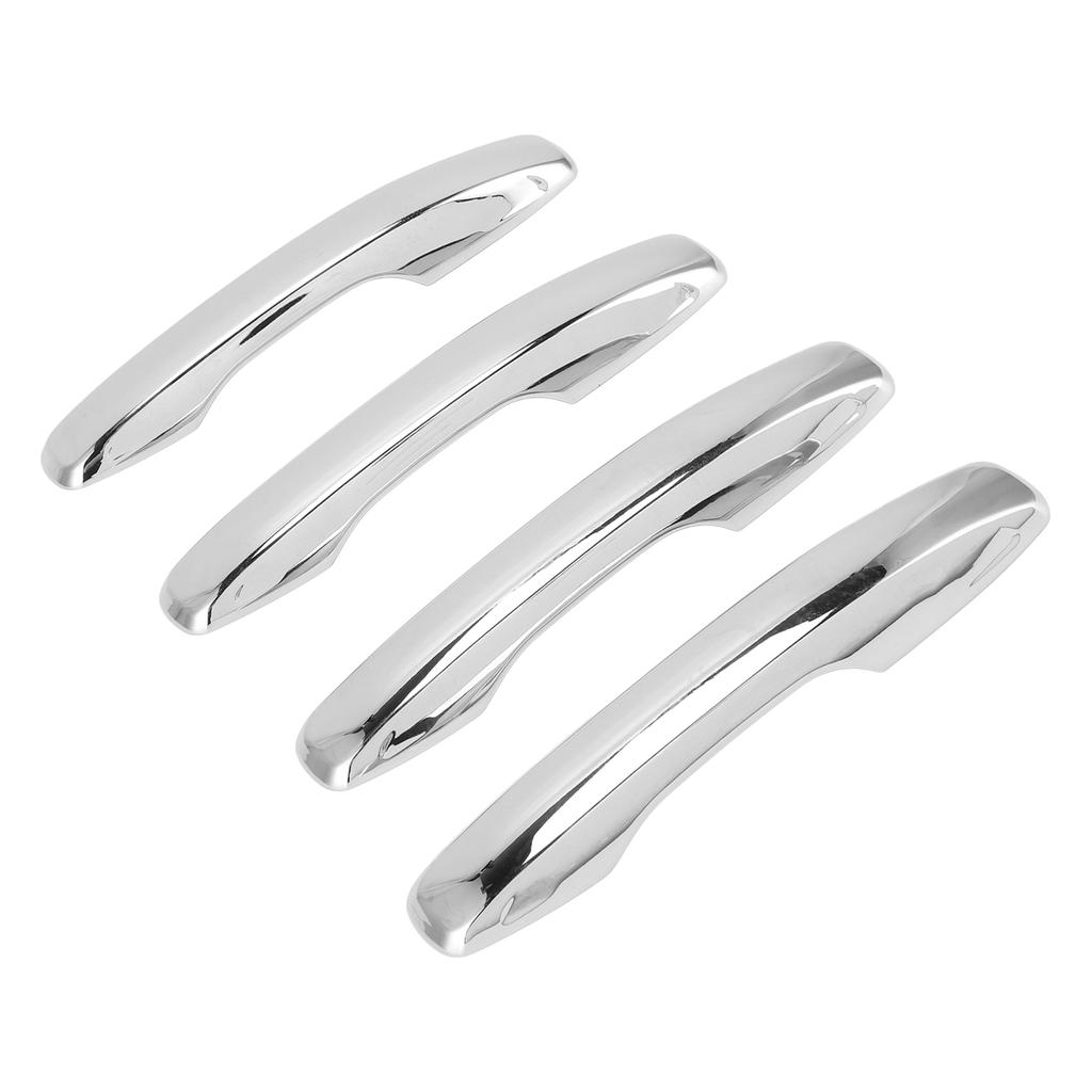4pcs Exterior Door Handle Cover Trim Silver ABS Outer Door Handle Decoration Replacement for XC60 2018‑2021