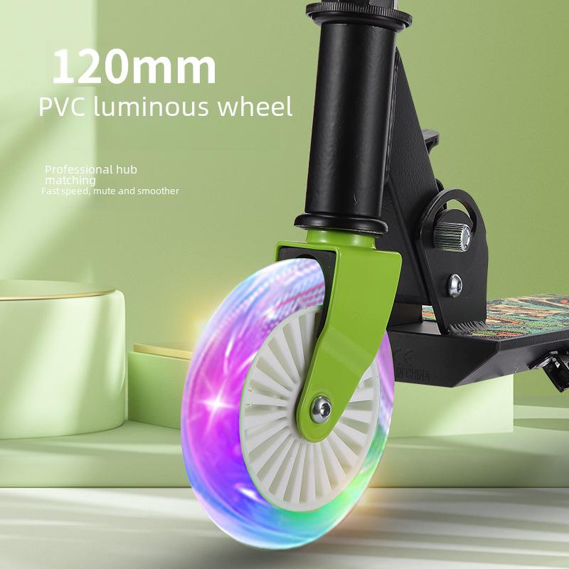 New children's aluminum alloy scooter for outdoor adventures