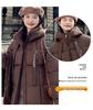 Women's Loose Fit Hooded Mid-Length Down Cotton Coat - Korean Style, Plus Size, Thickened Winter Outerwear