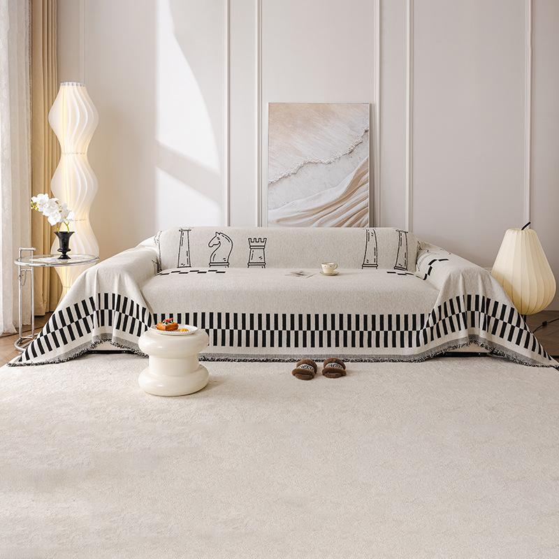 Chenille Sofa Towel Cover Cloth Simple Modern All-Inclusive Sofa Cushion Cover Towel Single Double Four Seasons Universal Blanket