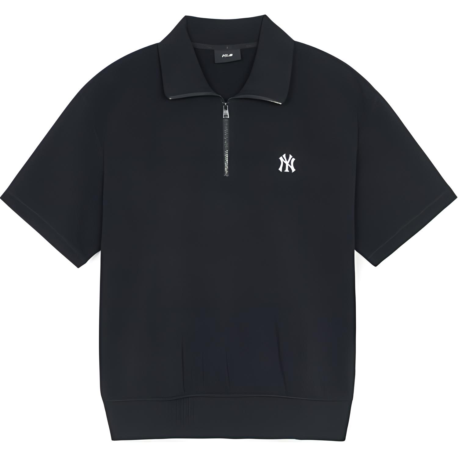 MLB New York Yankees SS25 Polo Shirt Men s Black 3ARSB0153-50BKS L