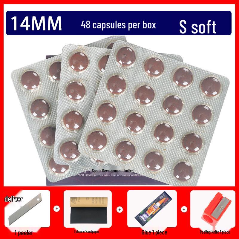 

FengYi 14MM Soft Billiard Cue Tips (48 Pcs)