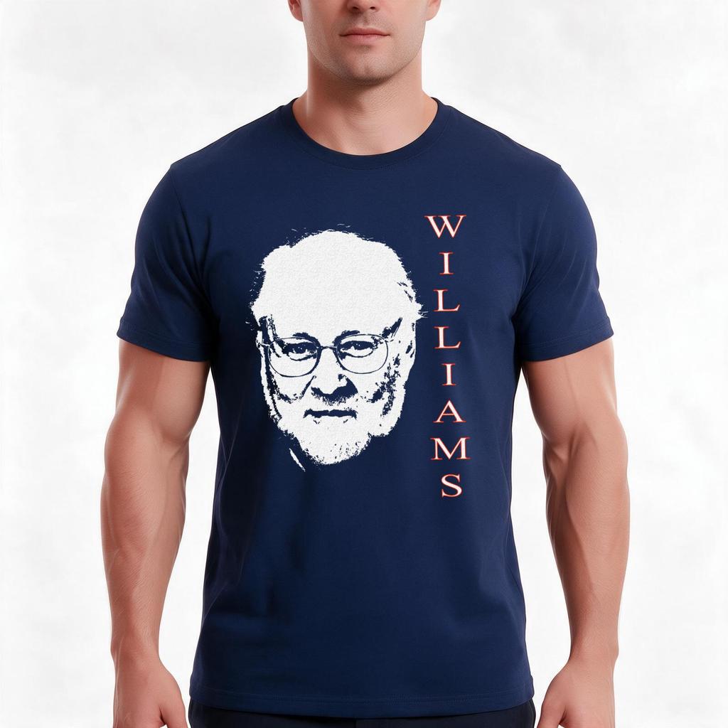 John Williams Maestro Serie T-Shirt Sommer Lässig Baumwolle T-Shirt Übergroß Streetwear Oberteile Vintage Grafikdruck 100% Baumwolle