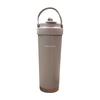 750ml Insulated Tumbler Cup Leak-Proof Double Wall Vacuum Cup Ceramic Liner Water Bottle for Office School Party Camping