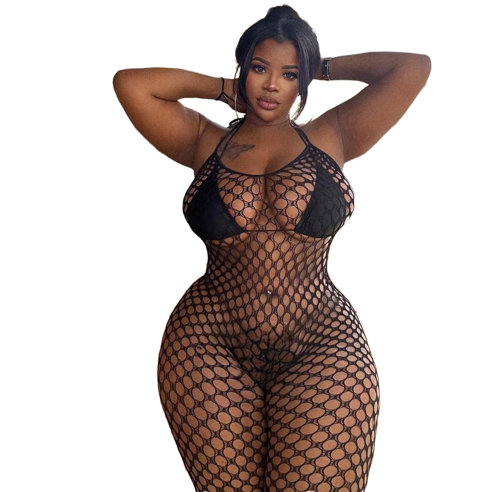 Adult Couples Exotic Onesie Costume Set See Through Mesh Full Body Stocking Sexy Lingerie Erotic Women Jumpsuit For Temptation
