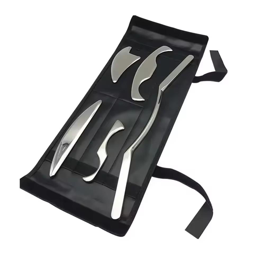 Stainless Steel IASTM Therapy Massage Tools Deep Tissue Massager Guasha Fascia Recovery Muscle Relaxation Gua Sha Scraping Board