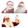 Santa Claus Decorated Car Window Stickers, PVC Self-adhesive Christmas Decoration Car Stickers, Santa Claus Fun Stickers