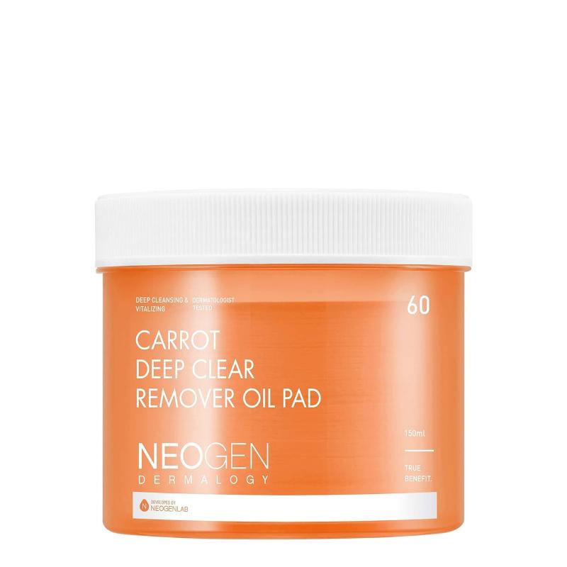 Dermalogy Carrot Deep Clear Remover Oil Pad (60 pads)