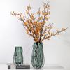 Grüne Glasvase Transparente Dicke Kristallvase Blumenarrangement Zubehör Terrarium Blumentopf Heimdeko Zubehör