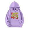 Child Fashion Lightweight Long Sleeve Pullover With Pockets  Print Hoodie