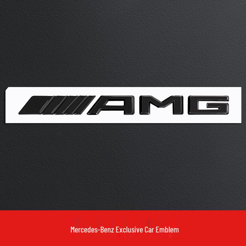 Mercedes GLE53/GLE63S V8 Biturbo 4MATIC Black Warrior Tail Emblem Stickers