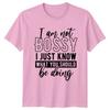 I Am Not Bossy I Funny TShirt Sarcastic Quotes Humor Gift For Him And Her