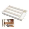 Utensil Organizer For Kitchen Cutlery Organizer Daily Drawer Divider Tray Rectangle Home Kitchen Spoon Fork Separation