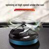 Solar-Powered Rotating Helicopter Car Air Freshener with Odor Removal
