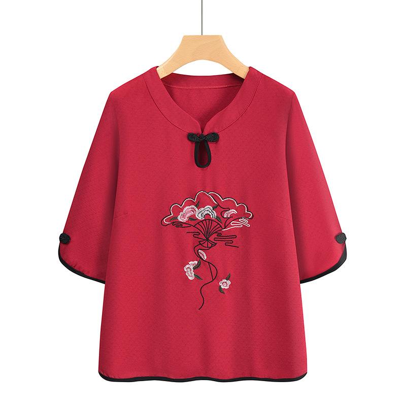 Damski 2-częściowy zestaw piżamowy Koszulki z krótkim rękawem Luźne spodnie Bielizna nocna Odzież wypoczynkowa Zestaw PJS