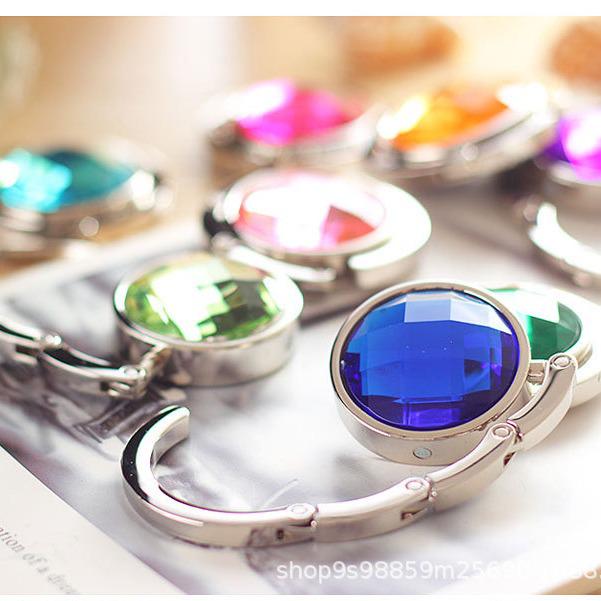 Портативный складной металлический держатель для сумки-клипса для края стола 986₽