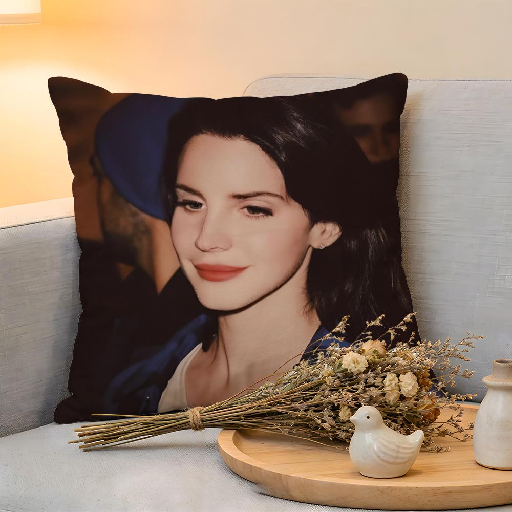 Cushion Cover  Linen  SkinFriendly Soft Decorative Case For Sofa Home Decor Hot Singer LLana DDel RReyS Pillow cover