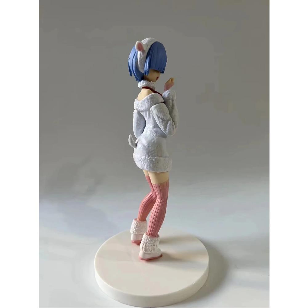 20CM Anime Re:Zero kara Hajimeru Isekai Seikatsu Rem Figure Wolf and Seven Lambs Model Toy Doll Gift Action Figure PVC