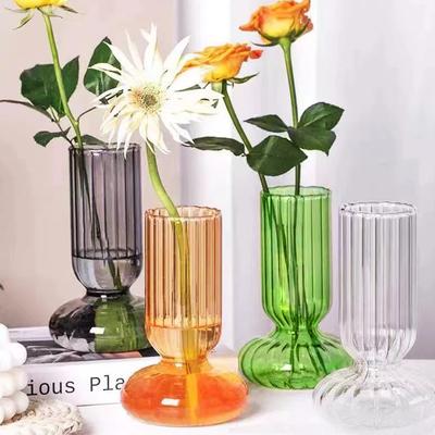 Home Decor Living Room Decoration Vase Flower Pots Decorative Glass Container