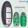 DR KR5S180144106 S180144105 S180144106 4A PCF7953M Chip 433MHz Keyless Go Car Remote Key For Nissan Rogue X-Trail 2014 2015 2016