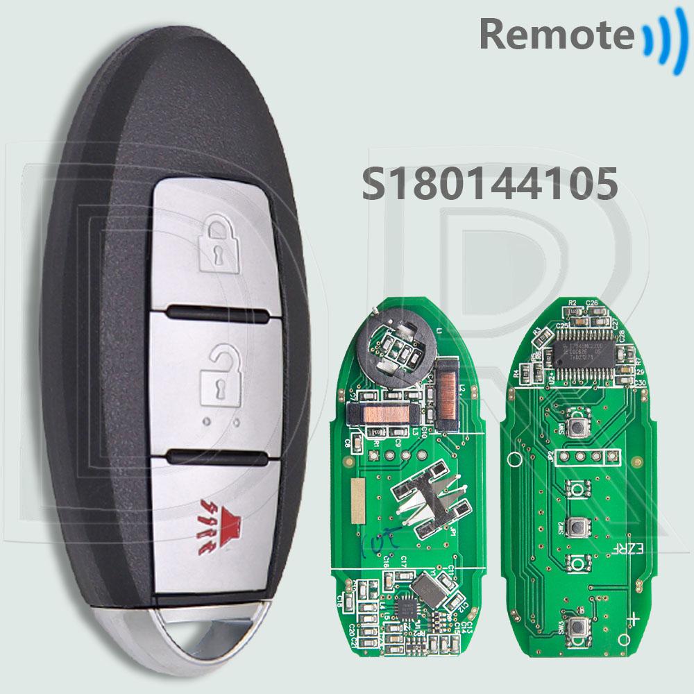DR KR5S180144106 S180144105 S180144106 4A PCF7953M Chip 433MHz Keyless Go Car Remote Key For Nissan Rogue X-Trail 2014 2015 2016