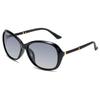 Sunglasses Women Anti-Ultraviolet Polarized Light Small Frame Driving Ins Big Round Face Thin Trendy Sunglasses