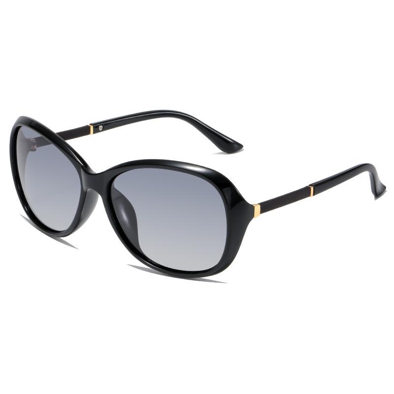 Sunglasses Women Anti-Ultraviolet Polarized Light Small Frame Driving Ins Big Round Face Thin Trendy Sunglasses polarized sunglasses