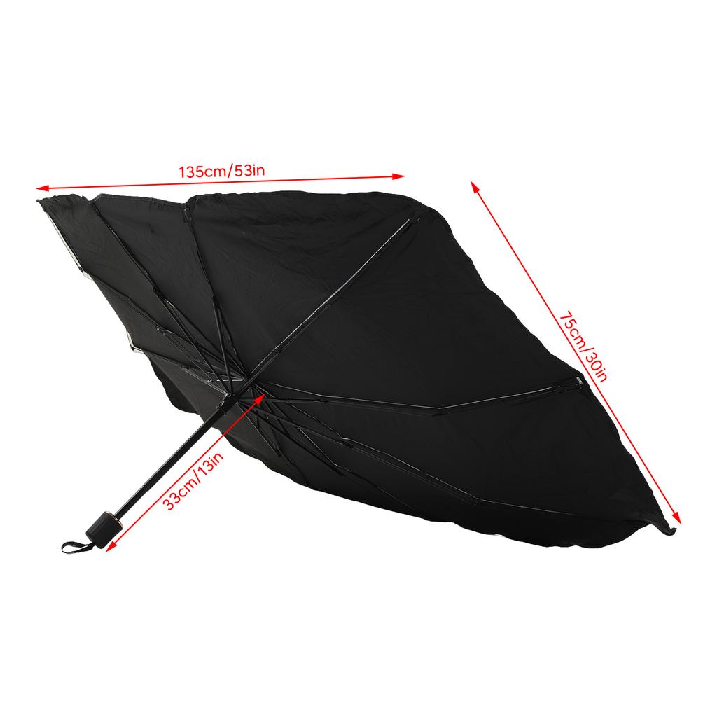 Car Windshield Sun Shade Umbrella UV Protection Anti Slip Heat Resistant Front Windshield Sunshade Umbrella for SUVs MPVs