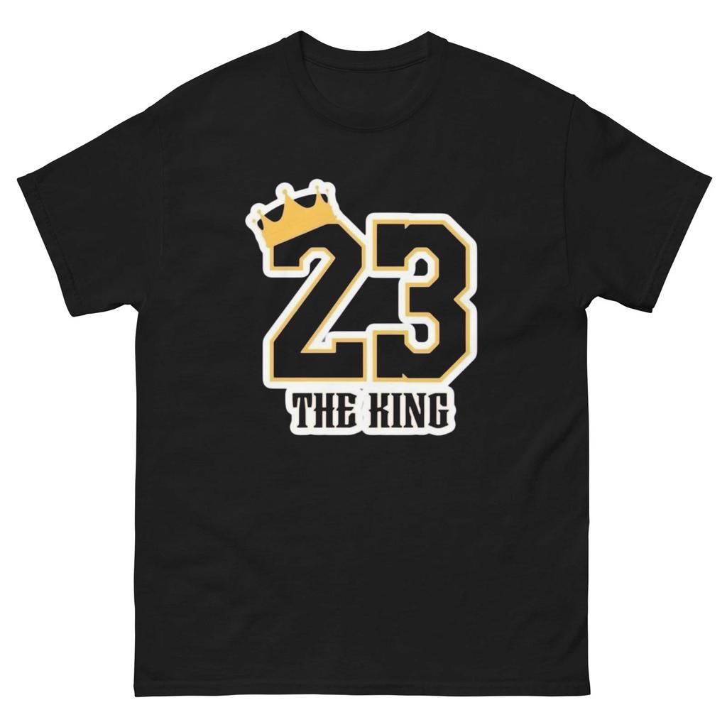 LeBron James 23 Der König Lakers NBA T-Shirt Basketball Streetwear Grafik