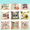 Beautiful Pink Sweet Series Decorative Pillow Cover For Home Decoration