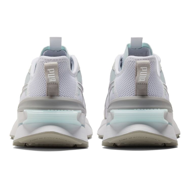 Puma Pwrframe Series Op-1 Handcraft Fabric Sports Comfort Low-Top Lifestyle Shoes Unisex Sneaker White Light-Gray 383709-02