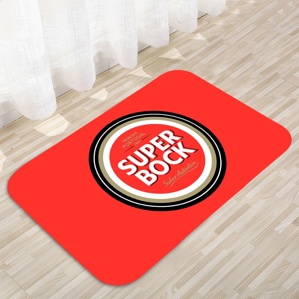 

Floor Mats Super Bock logo Home Carpet Door Mats Modern Decor Carpet Anti-Slip Floor Mats 752 40cmx60cm
