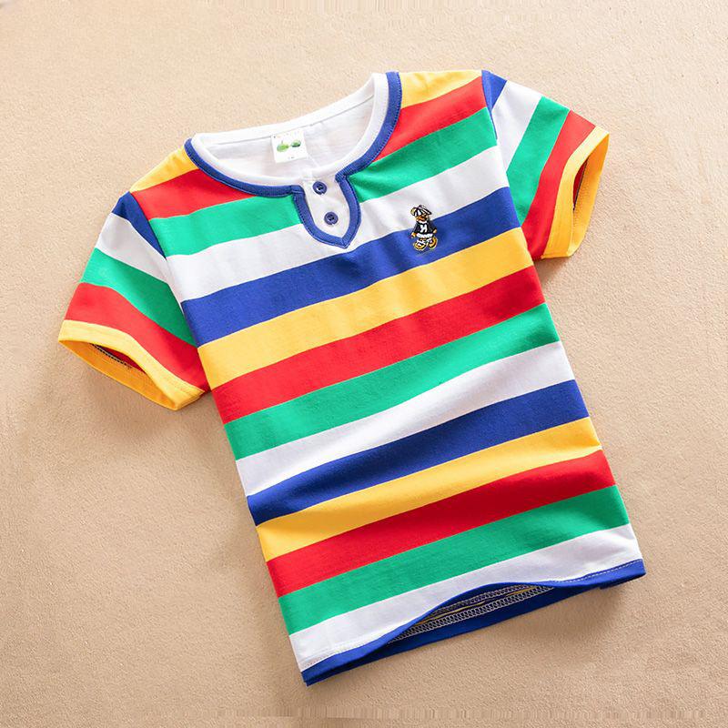 Детская одежда Летние футболки с короткими рукавами для мальчиков и девочек — фото 3