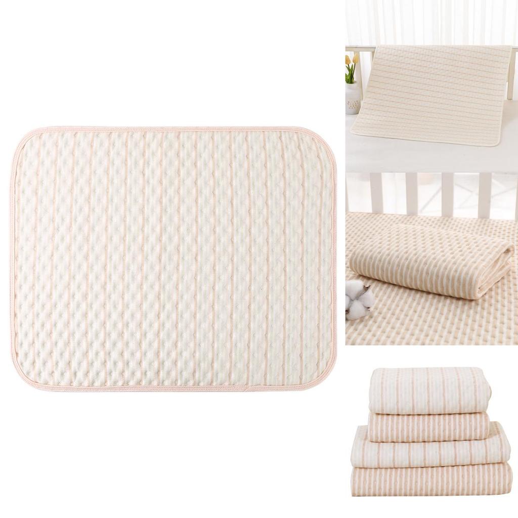 Pure Cotton Washable Diaper Changing Mat With Breathable Surface For Baby And Toddler Care