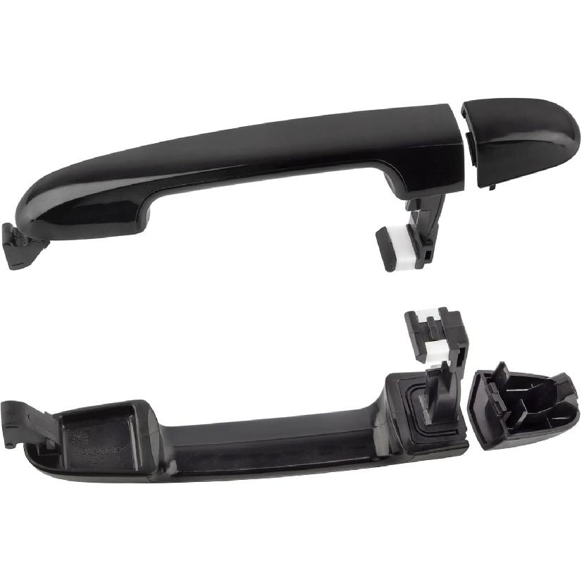 Front/Rear + Left/Right Outer Exterior Door Handle with Keyhole Exterior Door Handle Without Keyholes for Hyundai Elantra 2006 2007 2008 2009 2010