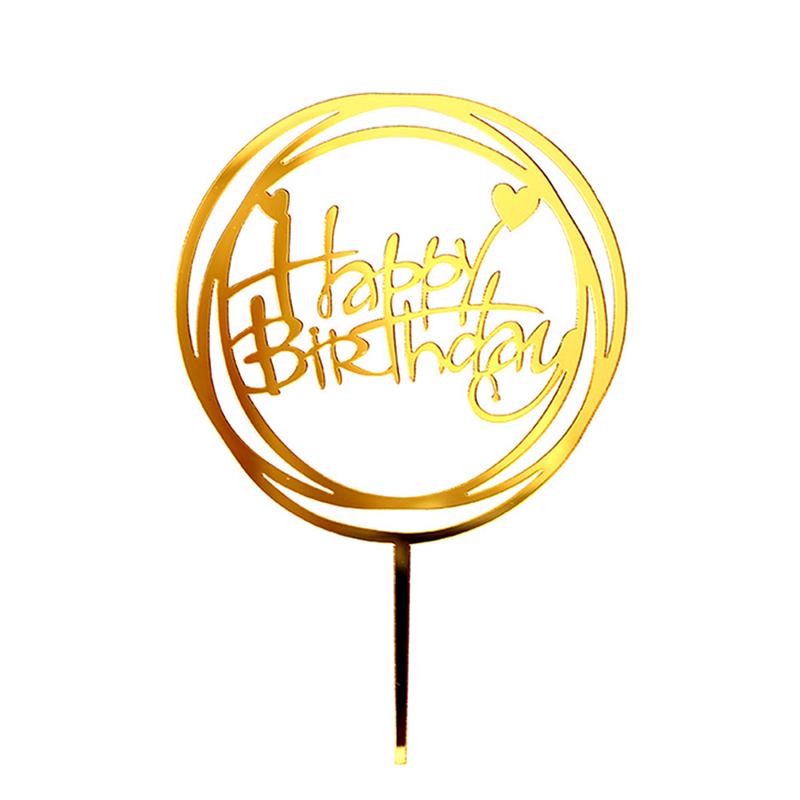 Happy Birthday Topper Cake Cupcake Toppers Cakes Kids Baby Shower Party Decoration