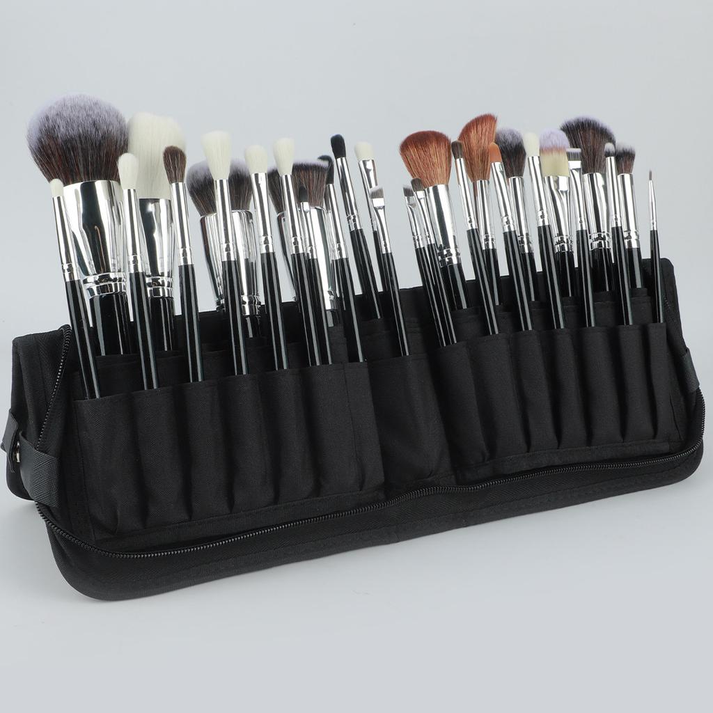 Amazon Set de 30 brochas de maquillaje Especial para maquilladores de estudio Fotográfico Herramienta de belleza multifuncional con bolsa para brochas
