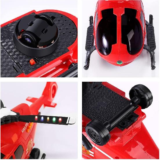 Ele ELEOPTION Airplane Toy Infrared Remote Control Plane Toys Helicopter with Lights and Music Aeroplane Toys for 3 4 5 6 7 8 Year Old Boys Girls