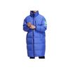 Adidas Originals Stand Collar Zip-Up Long Down Jacket Men Outerwear Blue H58056