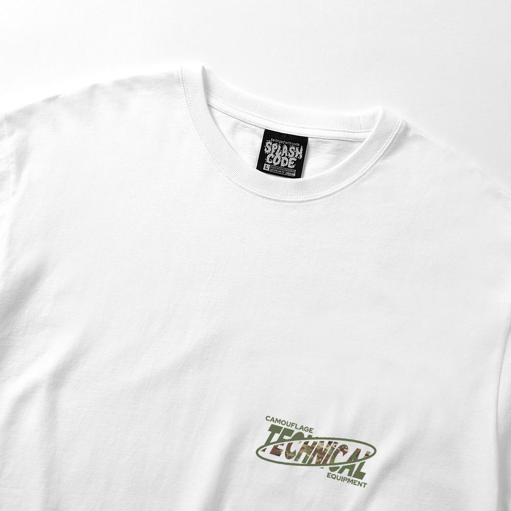 Seupeullaesikodeu Long Sleeve White - Multicam Camo