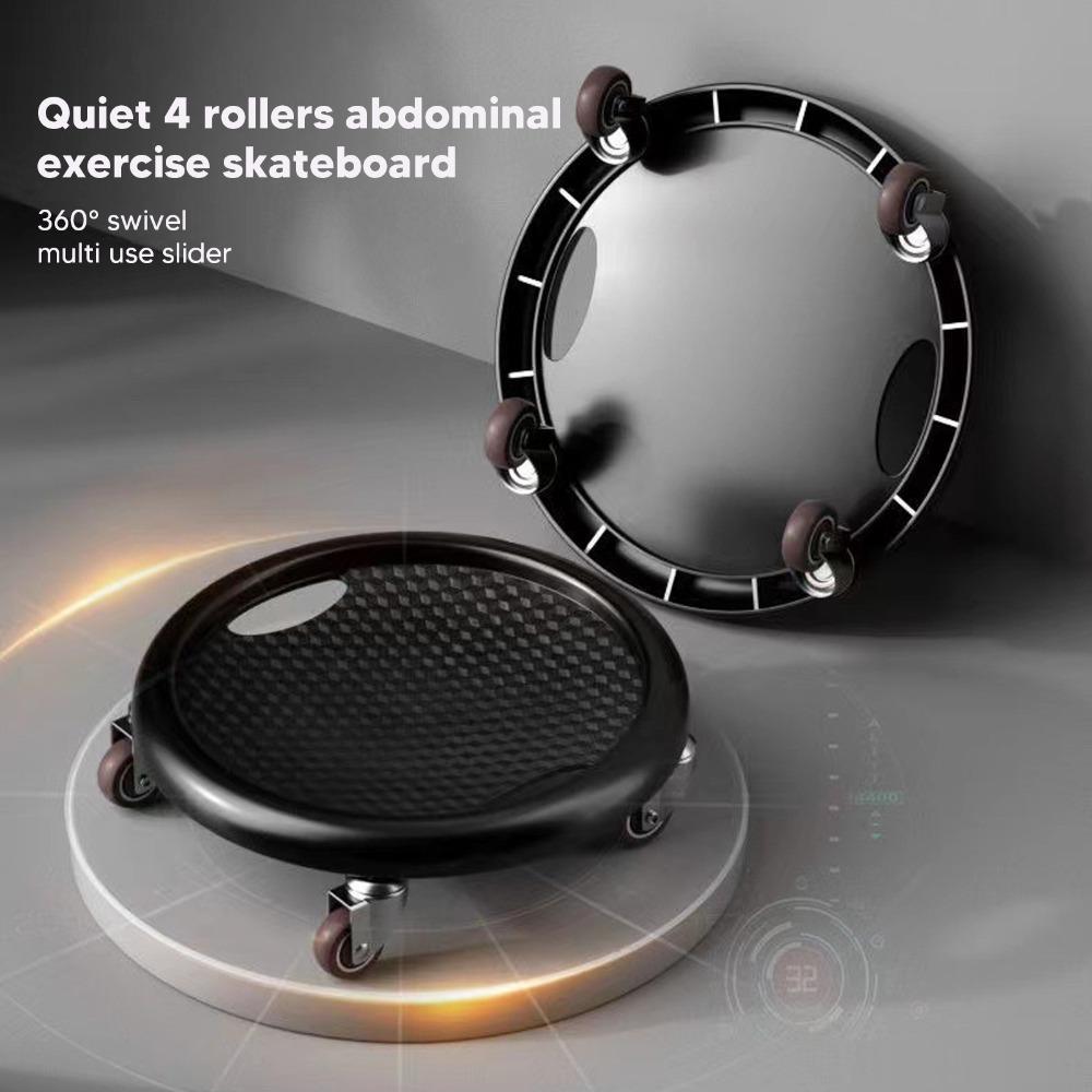 6pcs PP Fitness Slider Board Silent Wheels Core Training Wheel  Home Fitness