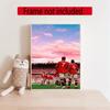 Manchester Diamond Painting Round Diamond Mosaic Rhinestones Diamond Embroidery Craft Kit Wall Decor Without Frame