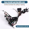 For BMW F07 F10 5 Series 528I 535I 550I Compatible Headlight Wiring Harness Without Follow-Up Test Leads 63117316217 Left