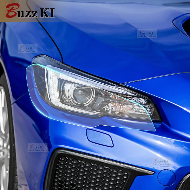 For Subaru WRX 2018 Headlight Film TPU Rearview Mirror Transparent Protective Film Scratch Resistant Sticker