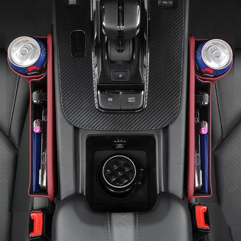 1Pcs Multifunction Car Seat Gap Organizer Storage Box Pocket Universal Wallet Keys Card Cup Phone Holder Auto Interior Accessories