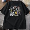 Vintage Coraline Halloween TShirt Y2k Spooky Tshirt Horror Graphic T Shirts Cotton Short Sleeve Women Clothing Male Tops Tee